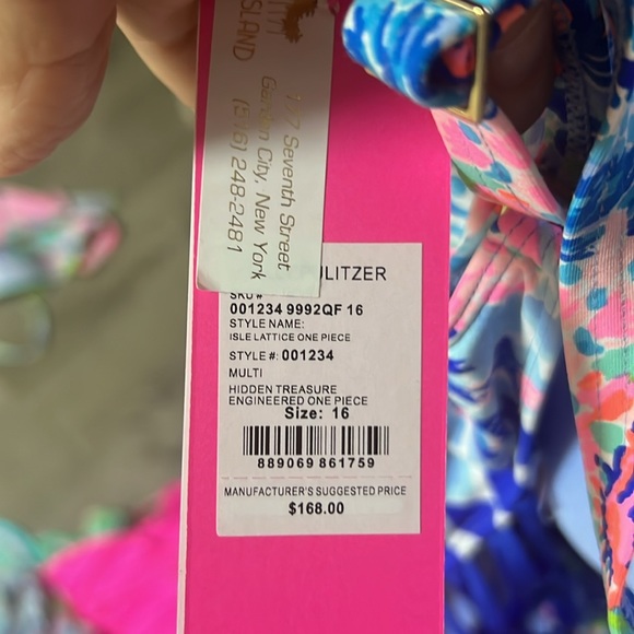 Lilly Pulitzer swimsuit and matching pants - Picture 3 of 3